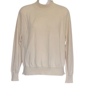 COS Wool Mock Neck Sweater Size Small